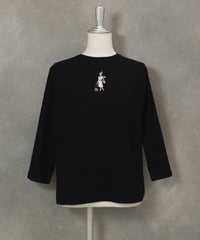 【オンラインストア・店舗限定商品】UV冷感七分袖刺繍Tシャツ(ネイビー)