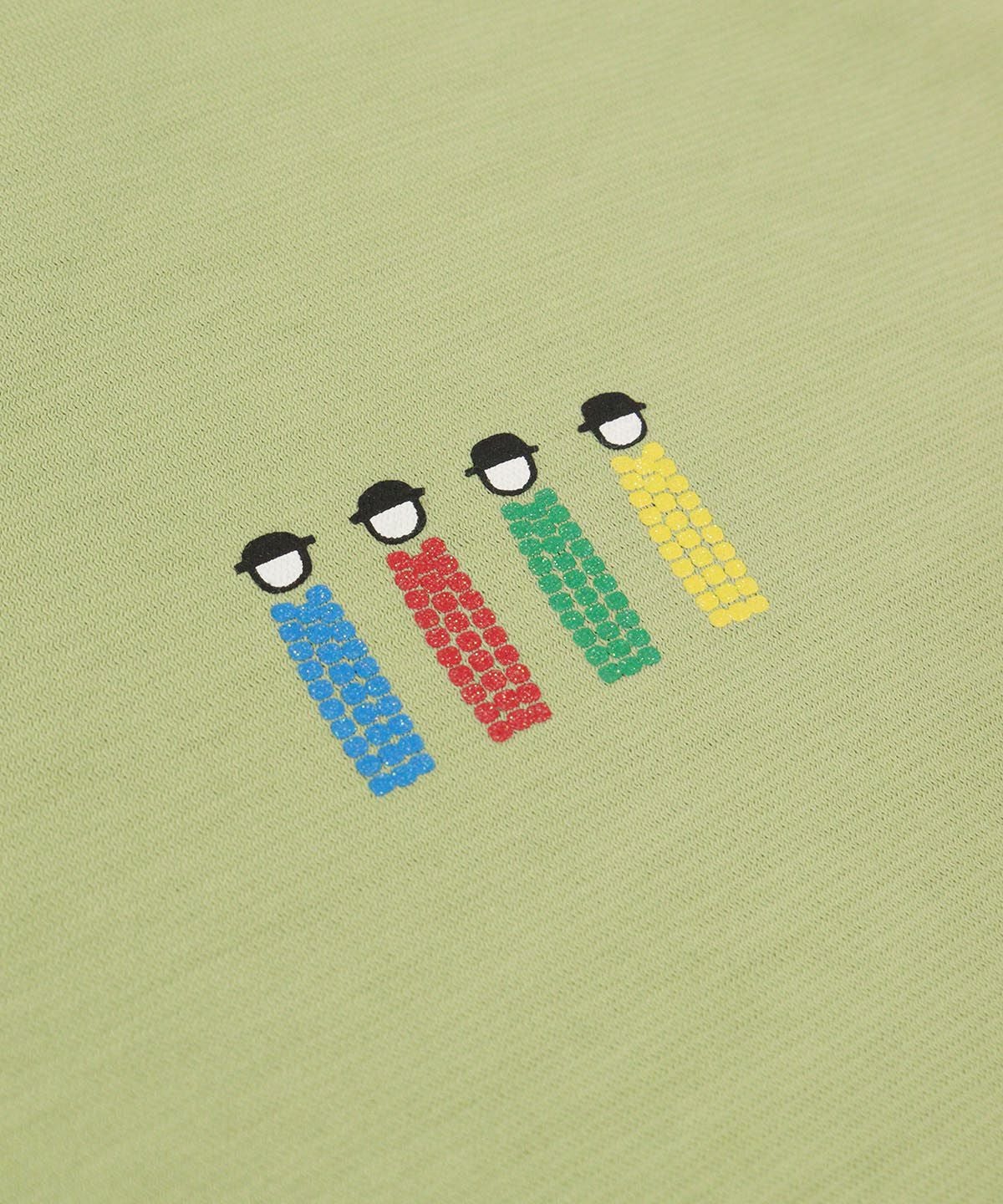 後ろ肩部分デザインアップ(グリーン)