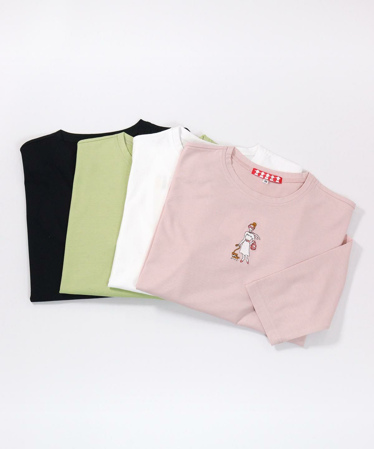 オンラインストア・店舗限定商品】UV冷感七分袖刺繍Tシャツ|スタジオ