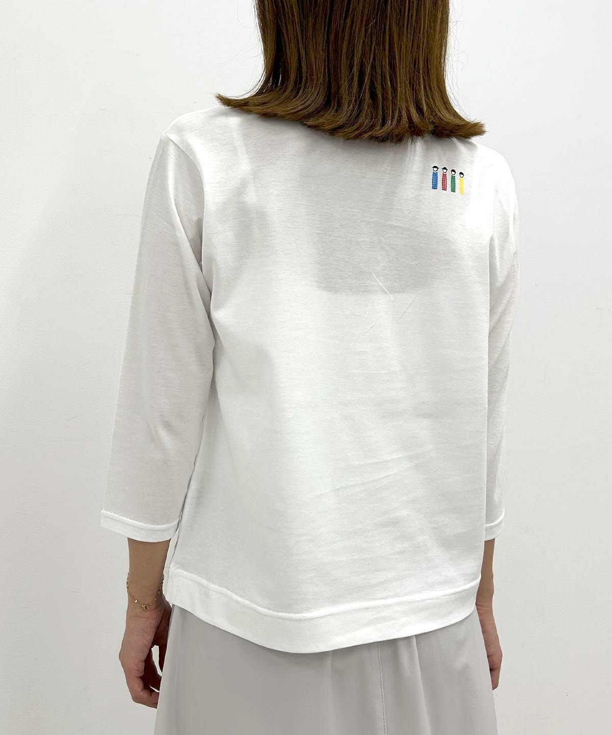 オンラインストア・店舗限定商品】UV冷感七分袖刺繍Tシャツ|スタジオ
