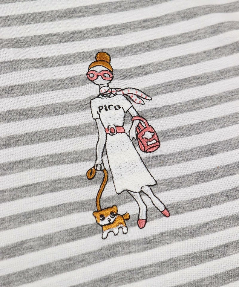 胸元デザインアップ(グレー)