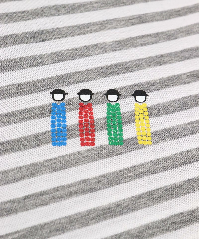 後ろ肩部分アップ(グレー)