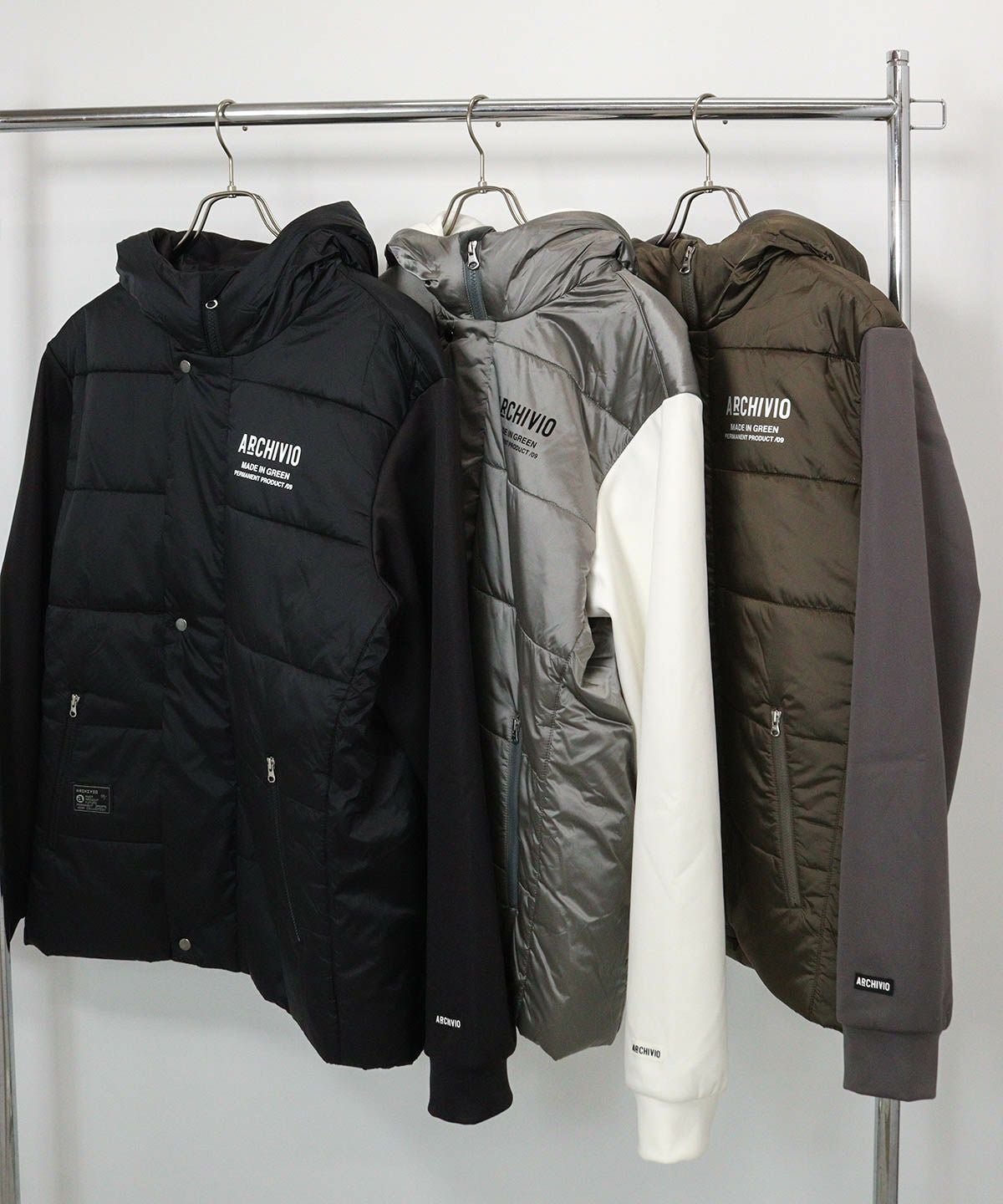 メンズ】異素材切替中綿撥水ブルゾン|アルチビオ - ゴルフウェアや婦人