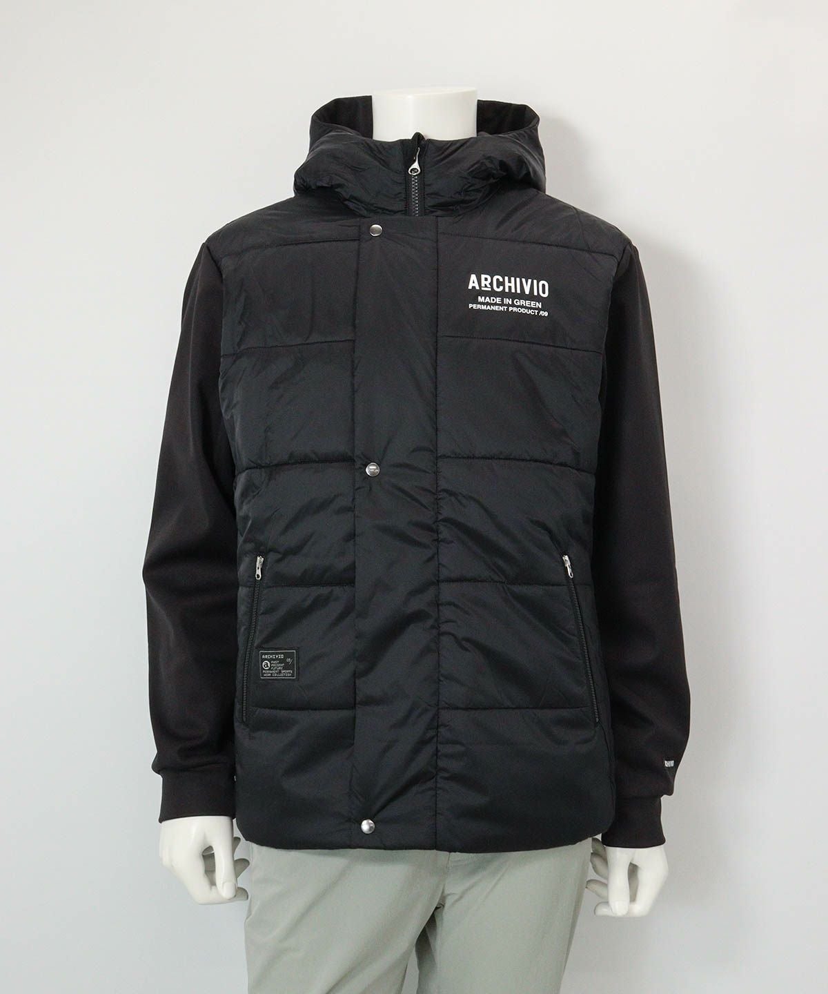 メンズ】異素材切替中綿撥水ブルゾン|アルチビオ - ゴルフウェアや婦人