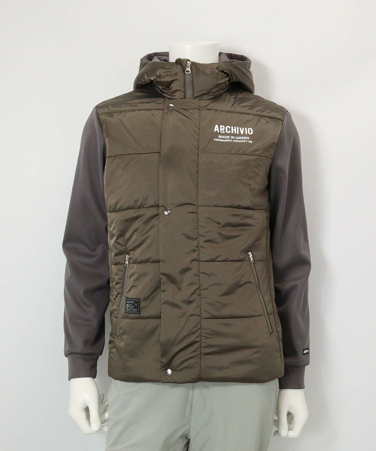 メンズ】異素材切替中綿撥水ブルゾン|アルチビオ - ゴルフウェアや婦人