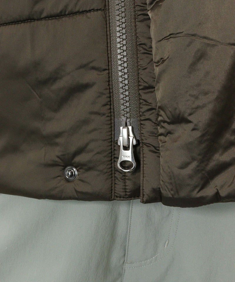 ファスナー部分(カーキ)