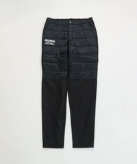 【メンズ】異素材切替撥水パンツ(ブラック)前