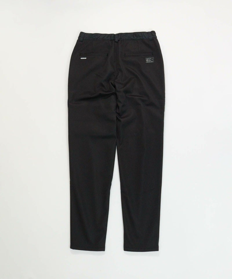 【メンズ】異素材切替撥水パンツ(ブラック)後ろ