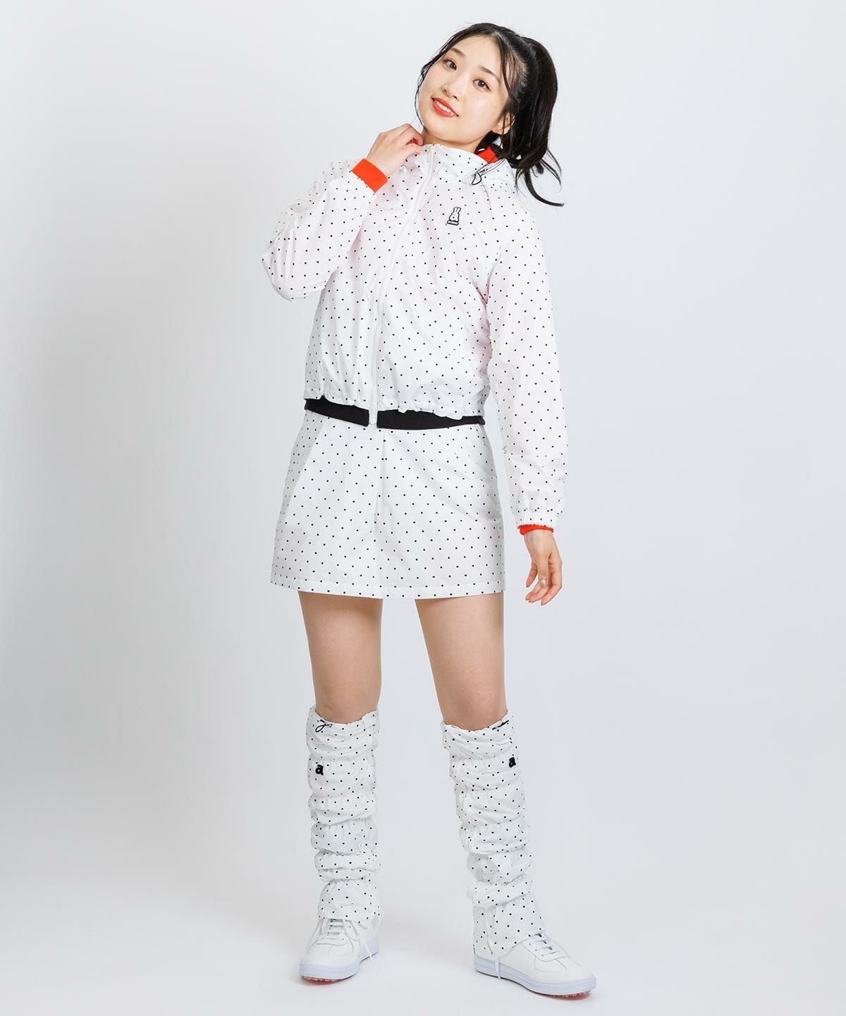 保温撥水ドット柄レッグウォーマー|アルチビオ - ゴルフウェアや婦人服通販
