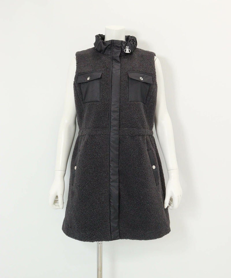 蓄熱保温ボアベスト(グレー)