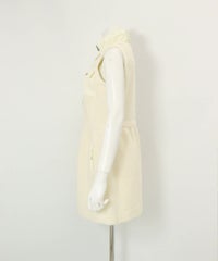 蓄熱保温ボアベスト(ホワイト)横