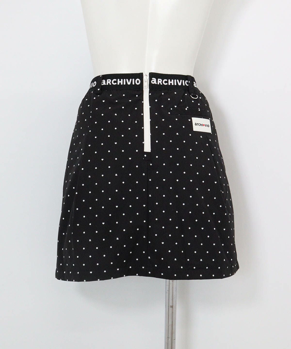 保温撥水ドット柄スカート|アルチビオ - ゴルフウェアや婦人服通販