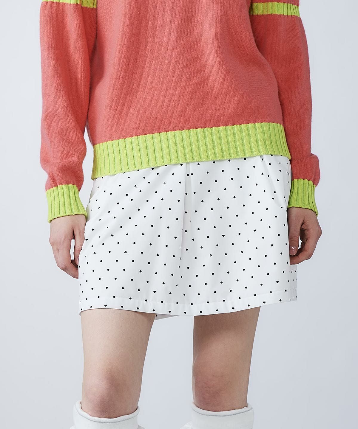 保温撥水ドット柄スカート|アルチビオ - ゴルフウェアや婦人服通販