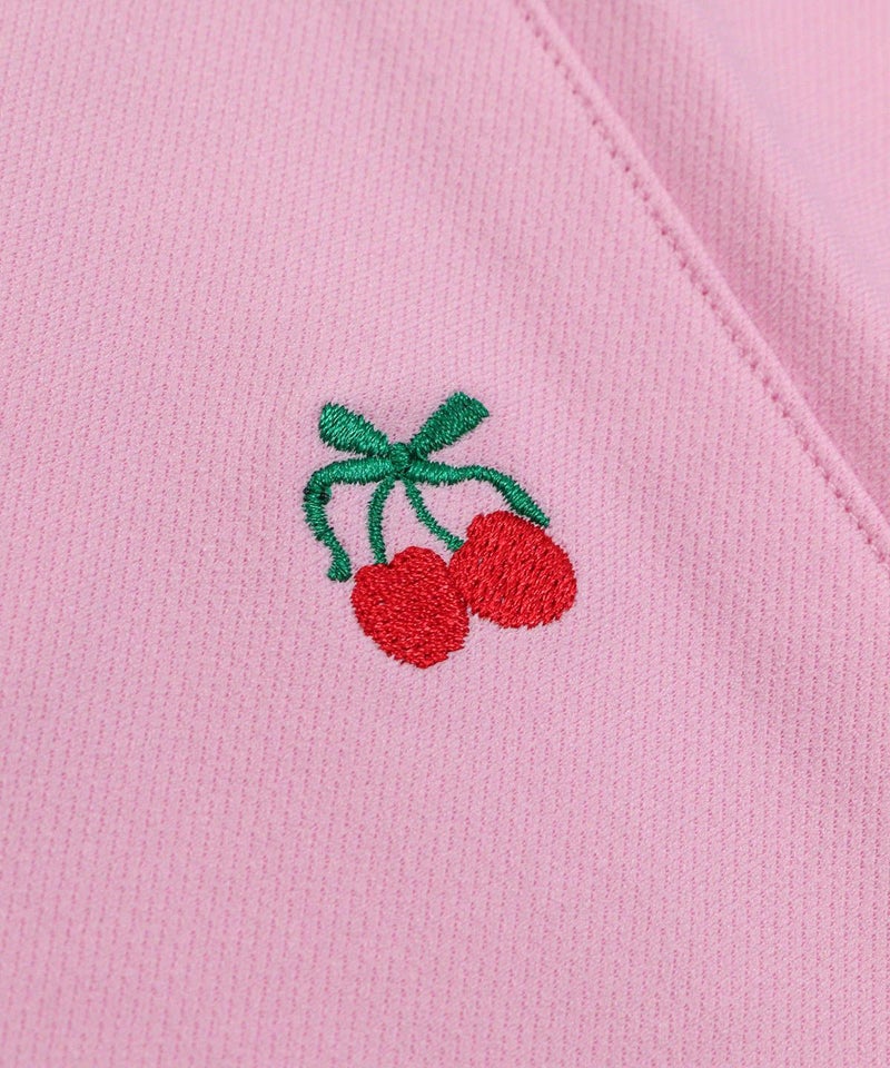 チェリー刺繍(ピンク)