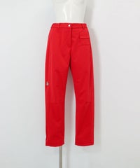 パラシュート風保温パンツ(レッド)前