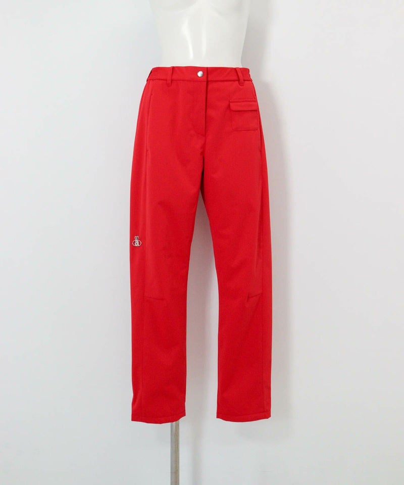 パラシュート風保温パンツ(レッド)前