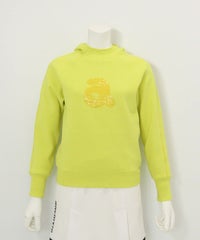 スパンコール刺繍保温ニット(イエロー)前