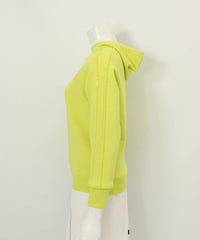 スパンコール刺繍保温ニット(イエロー)横