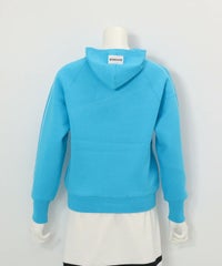 スパンコール刺繍保温ニット(ブルー)後ろ