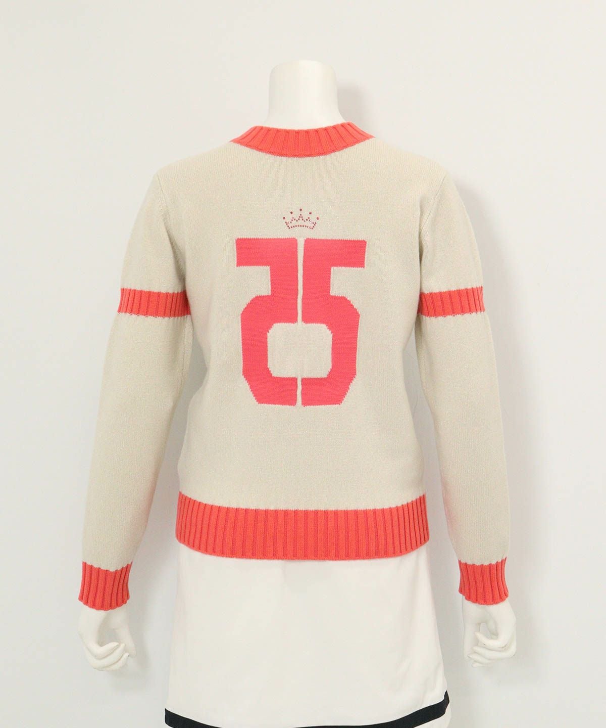 カシミヤ100％バックロゴニット|アルチビオ - ゴルフウェアや婦人服通販