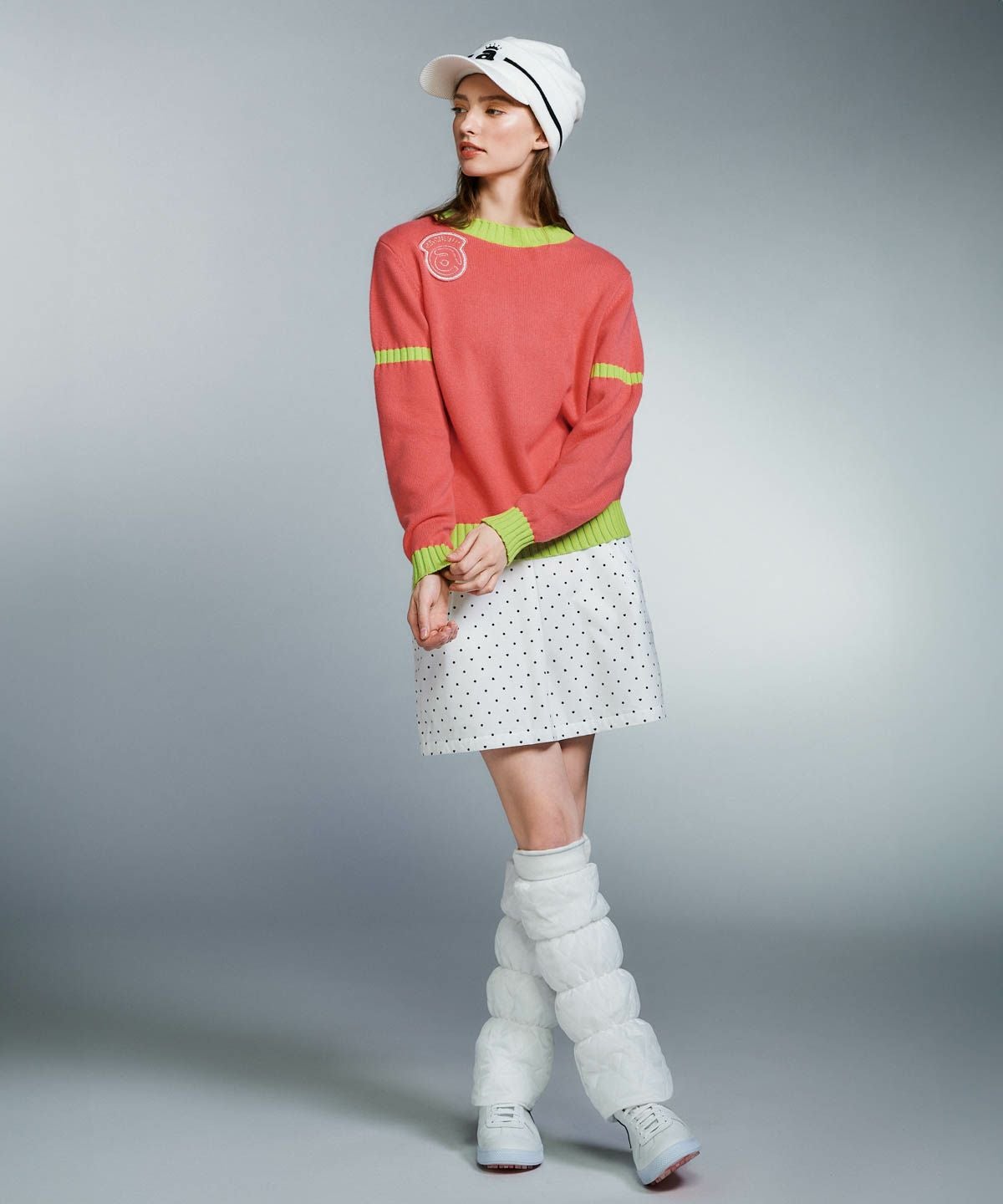 カシミヤ100％バックロゴニット|アルチビオ - ゴルフウェアや婦人服通販