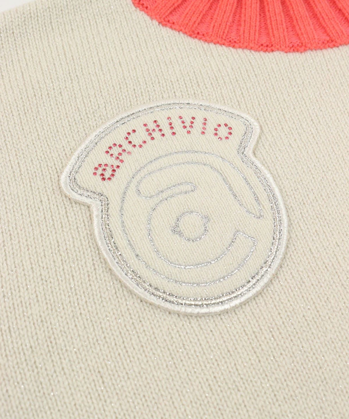 カシミヤ100％バックロゴニット|アルチビオ - ゴルフウェアや婦人服通販
