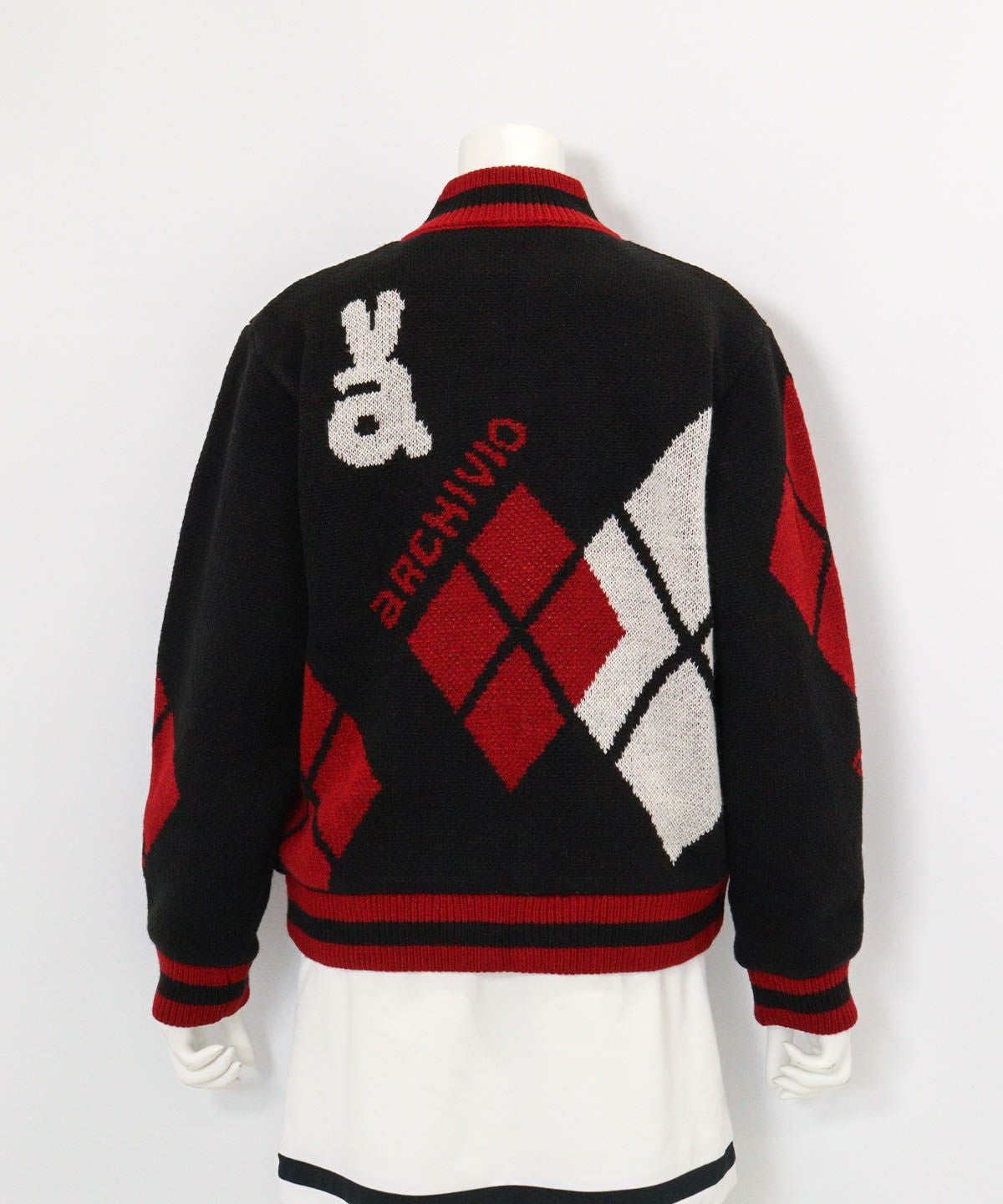 アーガイル柄ニットブルゾン|アルチビオ - ゴルフウェアや婦人服通販