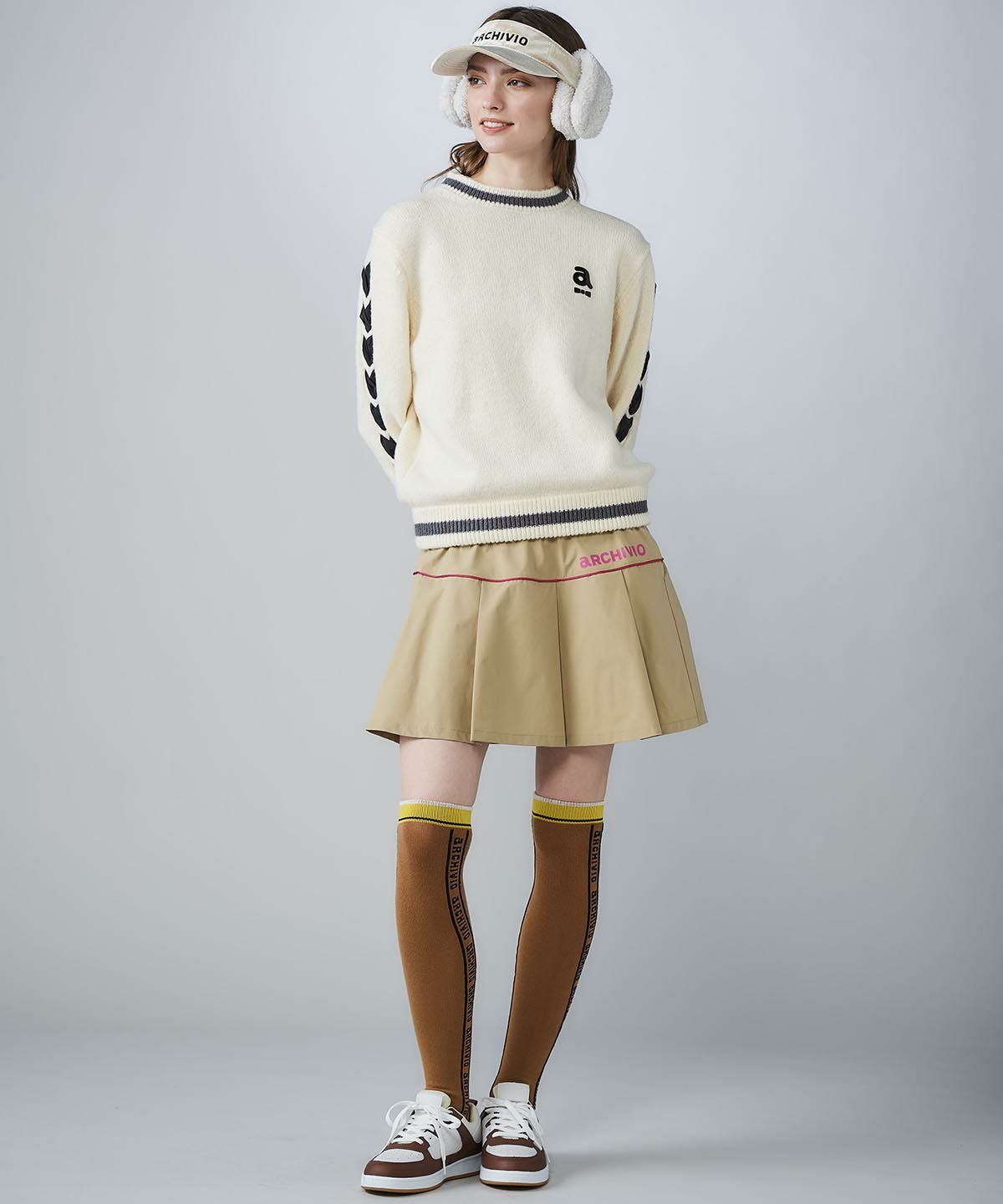 ブレードリボン袖ニット|アルチビオ - ゴルフウェアや婦人服通販