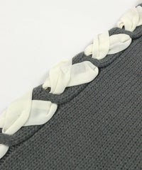 リボン(グレー)