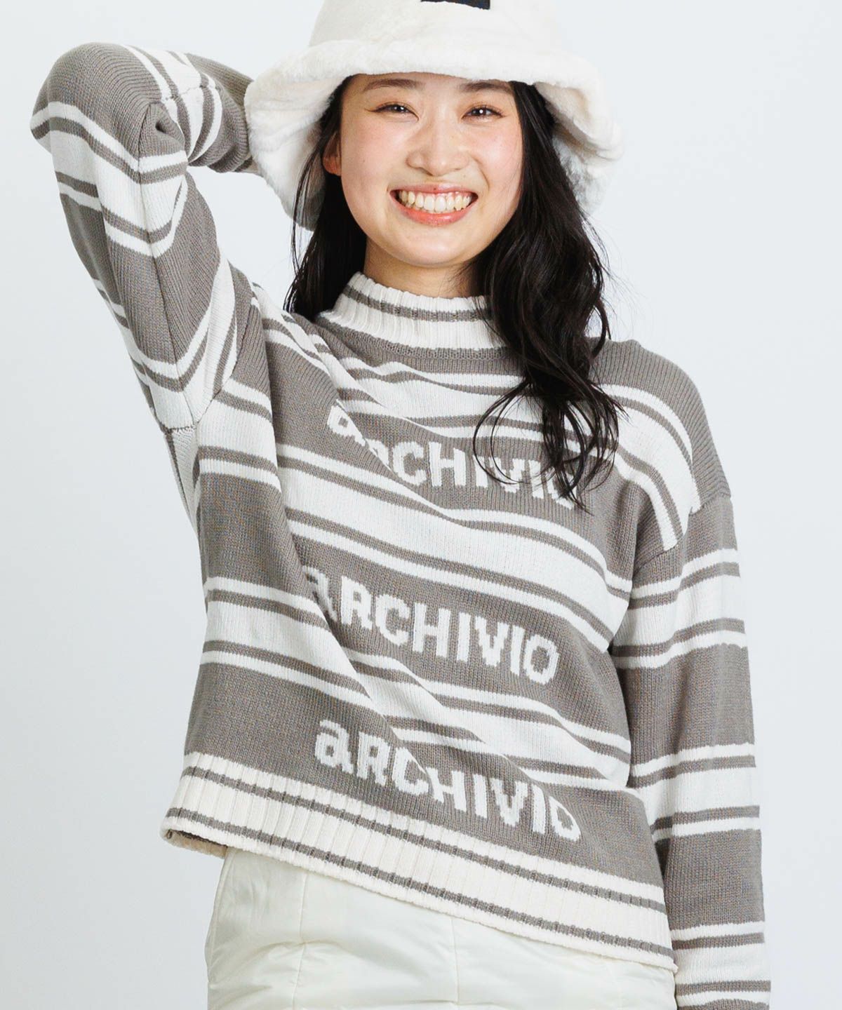 モデル着用画像(グレー)