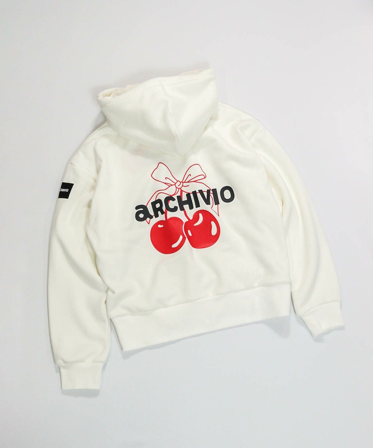 チェリー柄裏起毛パーカー|アルチビオ - ゴルフウェアや婦人服通販