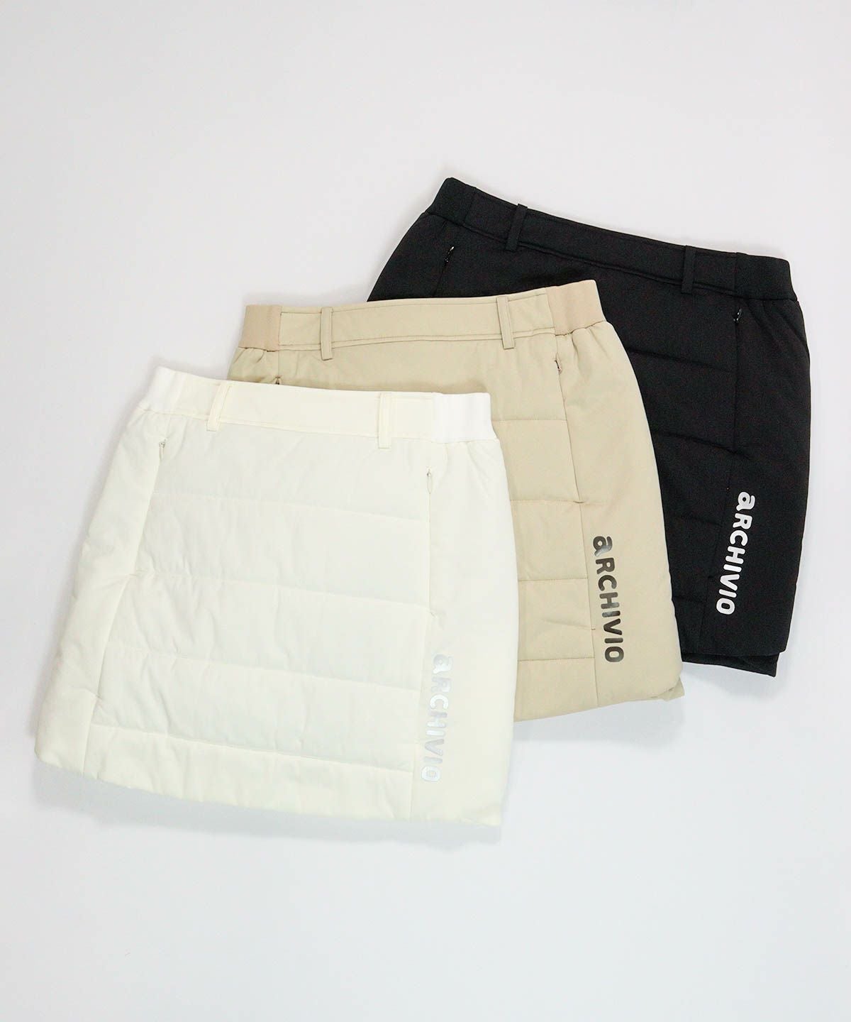 防風保温中綿キルトスカート|アルチビオ - ゴルフウェアや婦人服通販