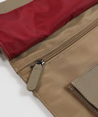 ファスナー部分(ブラウン)