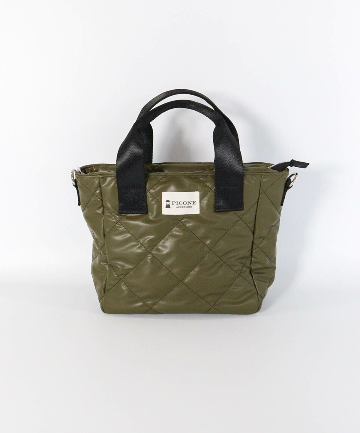 キルティングミニバッグ(カーキ)