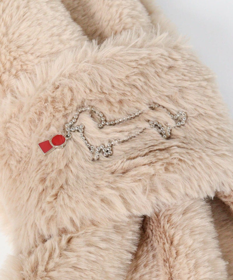 犬モチーフ(ベージュ)