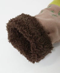 袖口部分（キャメル）