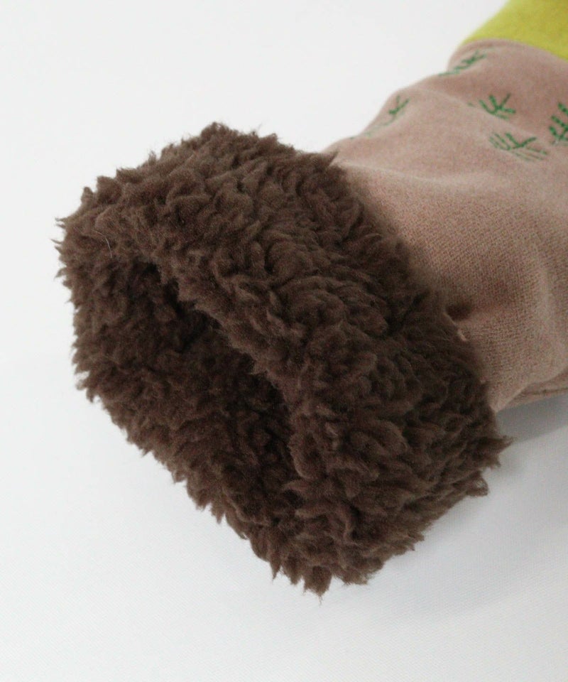 袖口部分（キャメル）