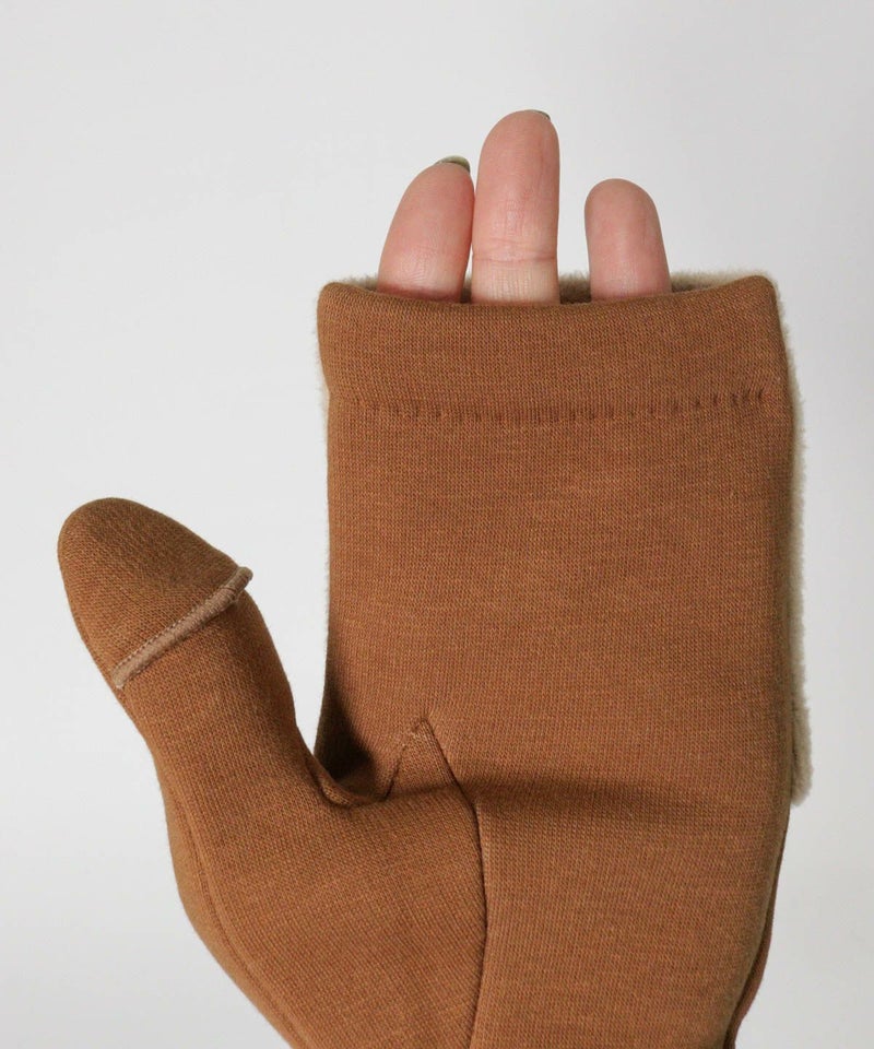 モデル着用画像（キャメル）