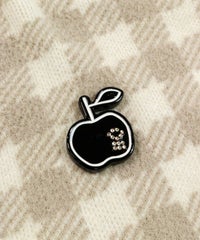 りんごチャーム部分（ライトグレー）