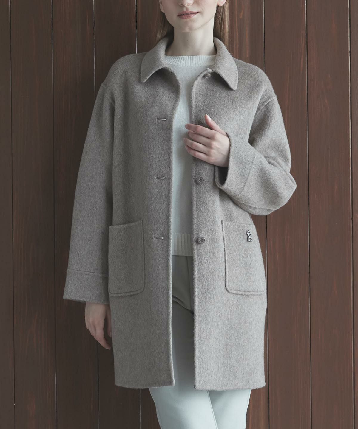 モデル着用画像（ブラウン）