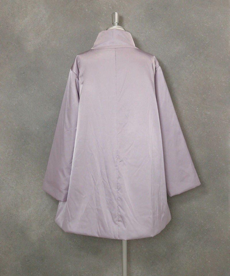 DOGモチーフ撥水中綿コート後（ライトパープル）