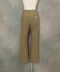 裏起毛イージーパンツ(キャメル)後ろ