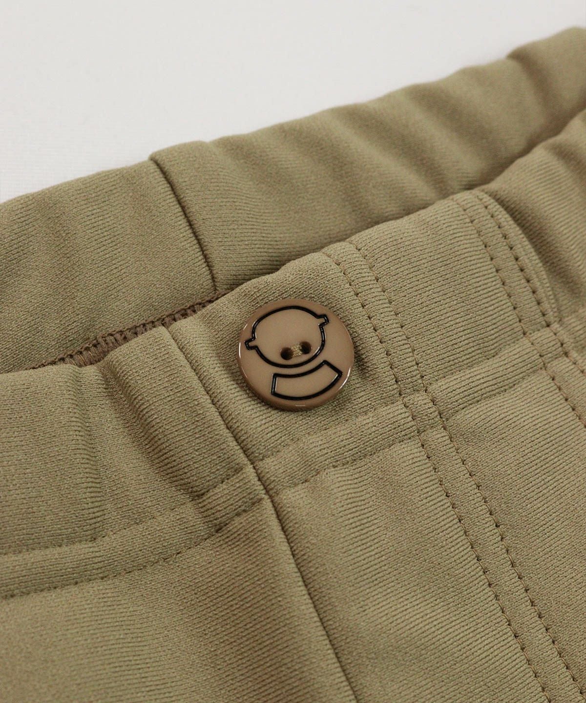 ウエスト部分ボタン(キャメル)