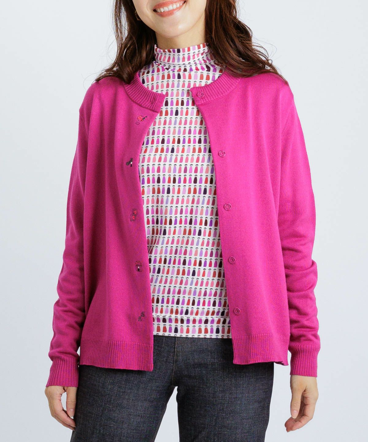 モデル着用画像（パープル）