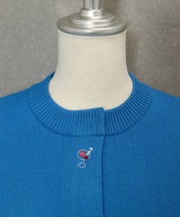 襟元部分（ブルー）