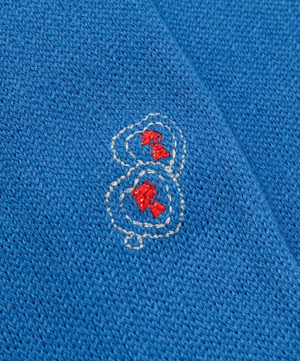 ウール混ボタン風刺繍カーディガン|スタジオピッコーネ - ゴルフウェア