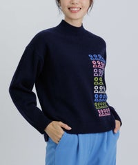 モデル着用画像（ネイビー）