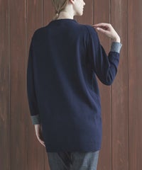 モデル着用画像（ネイビー）