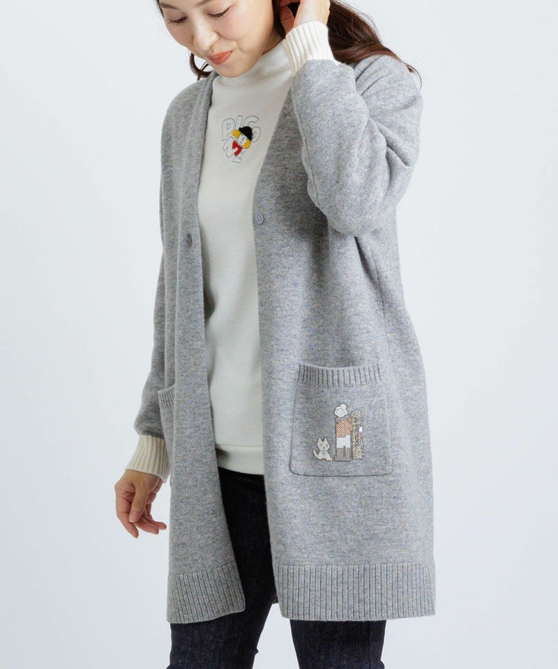 モデル着用画像（ライトグレー）