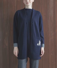 モデル着用画像（ネイビー）